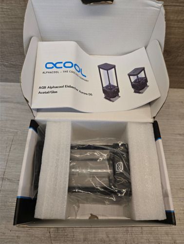 Alphacool Aurora D5 Universal Water cooling reservoir Black, Transparent 1 pc