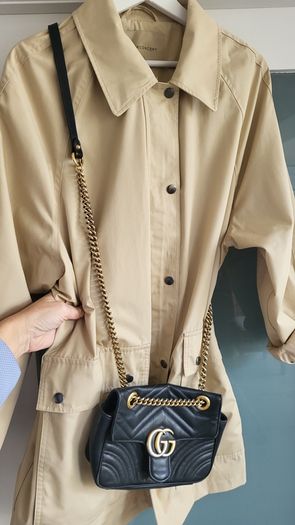 SOYA CONCEPT single breasted trench coat Sz L (Fit 14-16UK) - Rrp 99 (New)