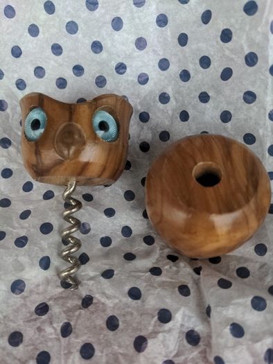 Cute owl cork screw