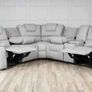 Brand New Axcel Leather Recliner Couches With Drop Down Cupholders Instock Offering Free Delivery Image 2