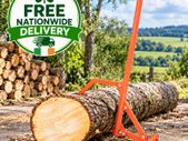Heavy Duty Timberjack Log Lifter Ireland 48 Inch Steel Log Roller with Adjustable Cant Hook for Logs up to 25 Inches