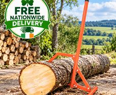 Heavy Duty Timberjack Log Lifter Ireland 48 Inch Steel Log Roller with Adjustable Cant Hook for Logs up to 25 Inches