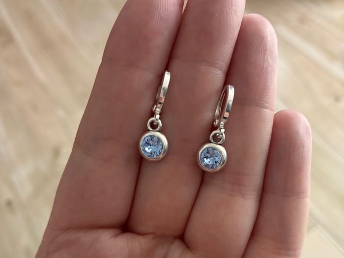 Silver Plated Swarovski Crystal Earrings