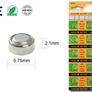 T&E AG0 LR521 379 SR521SW batteries 10pcs Image 3