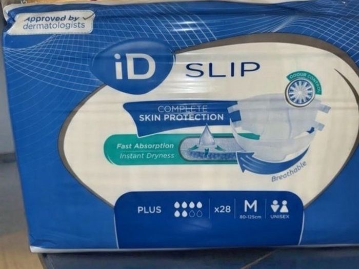 iD Slip Plus M Adult Incontinence Briefs  28 Pack