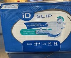 iD Slip Plus M Adult Incontinence Briefs  28 Pack