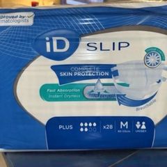 iD Slip Plus M Adult Incontinence Briefs  28 Pack