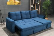 Brand New Corner Sofa Bed with Storage Blue