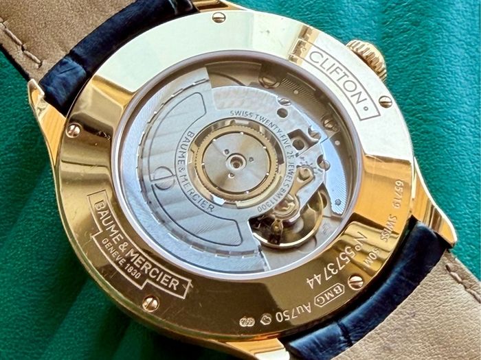 Baume & Mercier Clifton 18K Gold Watch