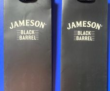 jameson black barell whiskey gift bag set of 2
