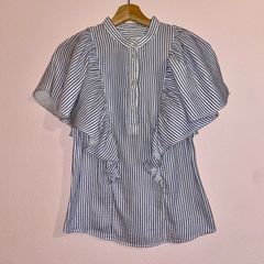 & Other Stories Flounce Top UK 8 LIKE NEW