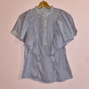 & Other Stories Flounce Top UK 8 LIKE NEW