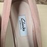CLARKS KELDA HOPE smart court shoes heels Dusty pink rose Pink Suede leather closed toe Size UK 5.5D EU 39 BRAND NEW Image 9