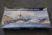 Heller 1/400 WWII Royal Navy Armored Fleet Aircraft Carrier HMS Illustrious