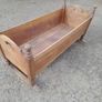 Antique Wooden Rocking Cradle Image 2