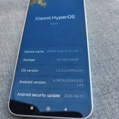 Xiaomi Redmi Note15 Pro 5g 256gb