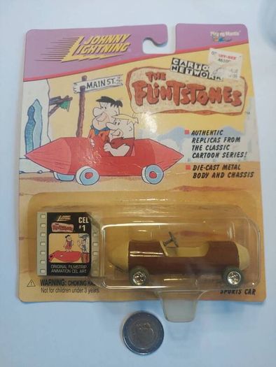 Barney Rubble Flintstones Sports Model Car Diecast