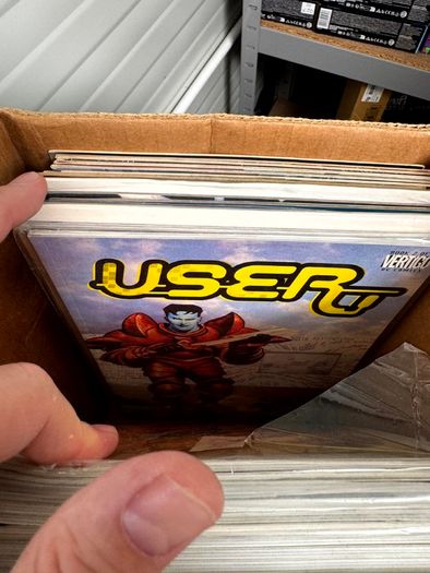 Vertigo & DC Long Comic Box w 330 comics for Sale
