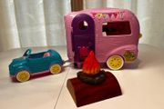 Pink Mini Barbie Caravan
