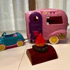 Pink Mini Barbie Caravan
