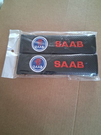 Brand New SAAB Seat Belt Shoulder Pads. Collect In Dublin Or Receive Via Post.