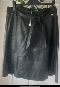 skirt Bnwt relish faux leather skirt black size 46(16)