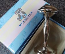 Newbridge silverware and christening cup