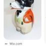 Year 1895   Porcelain  Dog Jug Rare Item  - Schafer & Vater Image 2