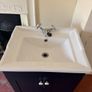 Vanity unit navy and white Image 3
