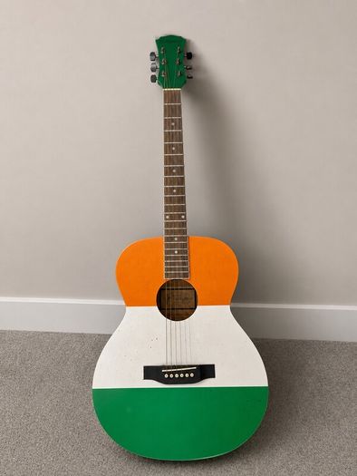Freeman Irish Flag Accoustic Guitar