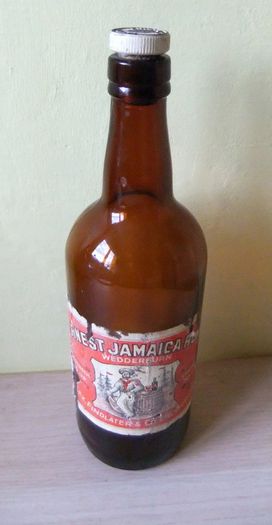 Old Findlater Rum Bottle