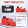 Electric Hydraulic Car Jack Kit 5Ton 12V,Ultra-Portable Auto Vehicle Lift with 6.1-17.7" Range for SUV/Sedan/Truck Repair,Floor Jack for Tire Change,Lightweight for Easy Storage Image 3