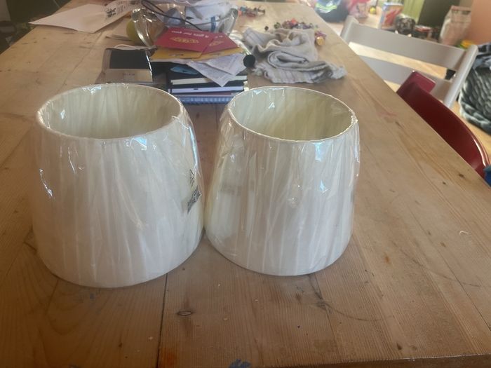 2 New Wall Light Lampshades