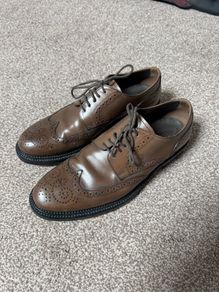 Tods Mens Brown Leather Brogue Shoes Size 9