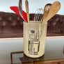 Vintage Stoneware Pearsons of Chesterfield Crock Style Utensil Holder Image 5