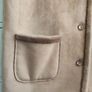 RABE Luxury Faux Suede & Shearling Gilet Bodywarmer   Size 42 Image 2