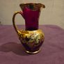 Vintage Murano Gold Flower Jug Image 3