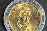 USA William Henry Harrison 1941 Presidential Dollar Mint in protective Capsule Issued in 2009
