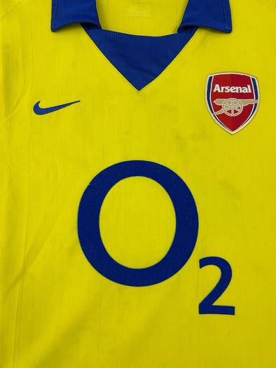 Genuine Vintage 2003 Nike Arsenal London Away Jersey Shirt Mens S/M