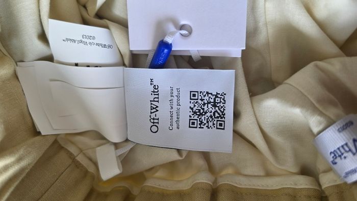 Off-White linen trousers