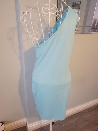 one shoulder cut out dress