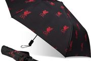 Liverpool FC Umbrella for Adults and Teens - Compact Folding Telescopic Umbrella Lightweight - Liverpool Gifts for Him