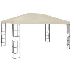 Gazebo 3x4 m Cream