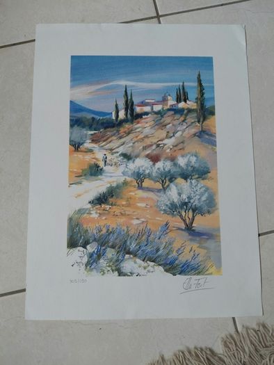 Limited edition lithograph The Shepherd by Ella Fort 305/350