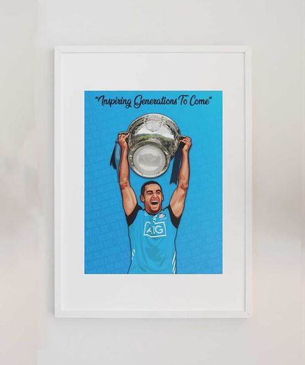 James McCarthy Dublin GAA Art Prints (A3 Size)