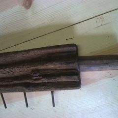 Old Irish usermade thatcher's maul and rake