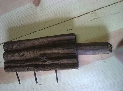 Old Irish usermade thatcher's maul and rake