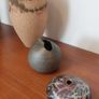 Fabulous Collection of Three Hand-Built Studio Pottery Vases with Organic Asymmetric Shapes, All Hand Made, Unknown Maker Different Makers, Pieces of Sculptural Art Image 6