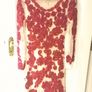 Phase Eight Red applique Dress Image 10
