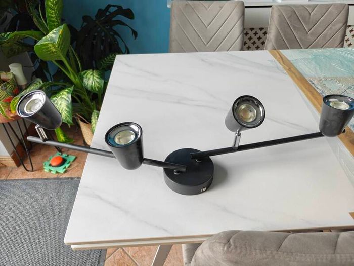 Kitchen ceiling light warm white with adjustable arms and integrated leds